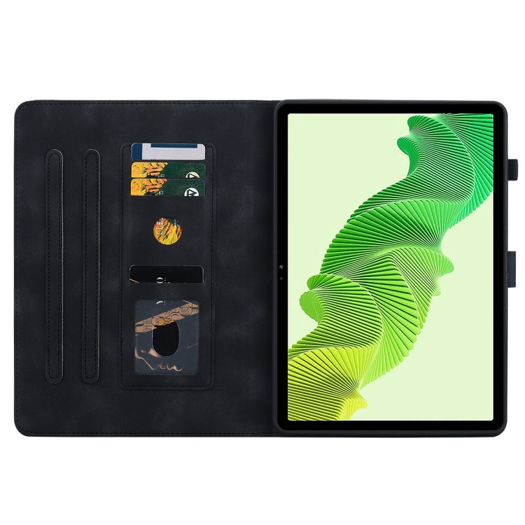 For Realme Pad 2 11.5 Lily Embossed Leather Tablet Case