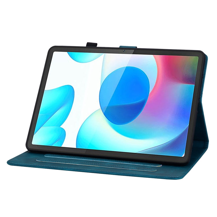 For Realme Pad 10.4 Lily Embossed Leather Tablet Case