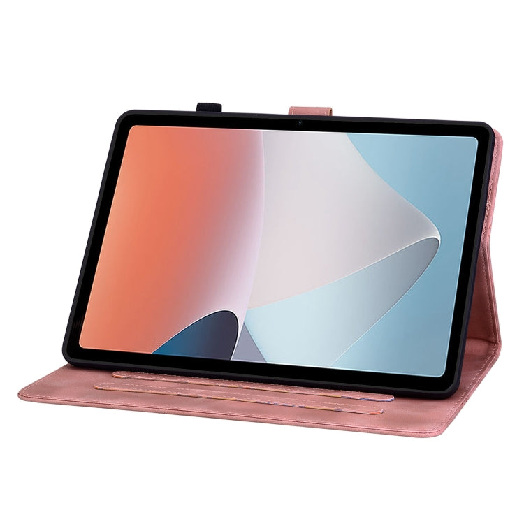 For OPPO Pad Air Lily Embossed Leather Tablet Case