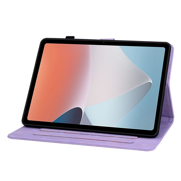 For OPPO Pad Air Lily Embossed Leather Tablet Case
