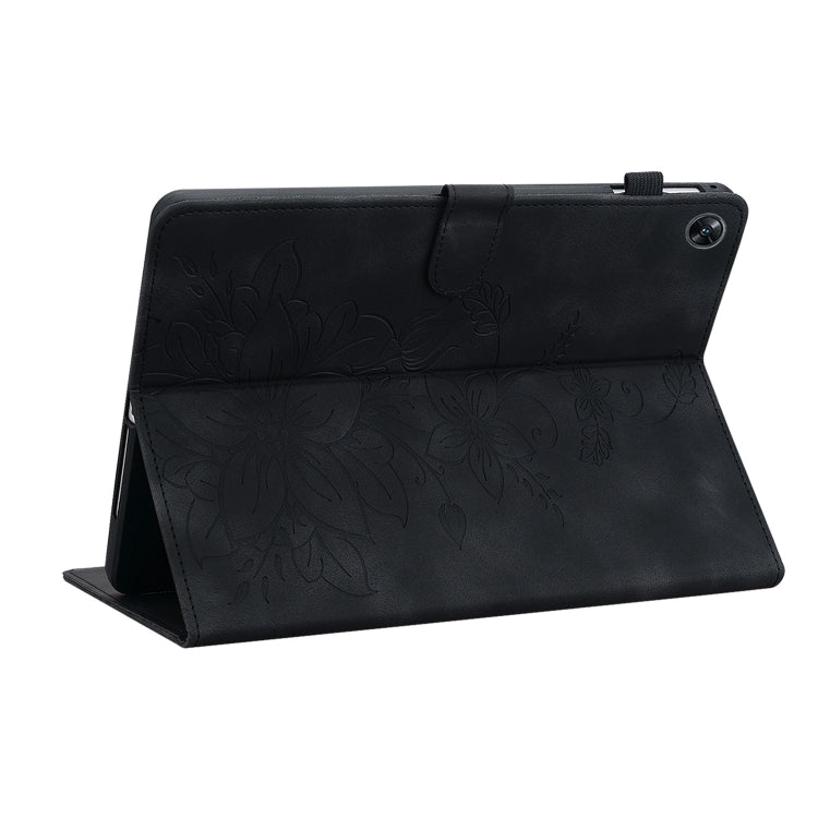 For OPPO Pad Air Lily Embossed Leather Tablet Case