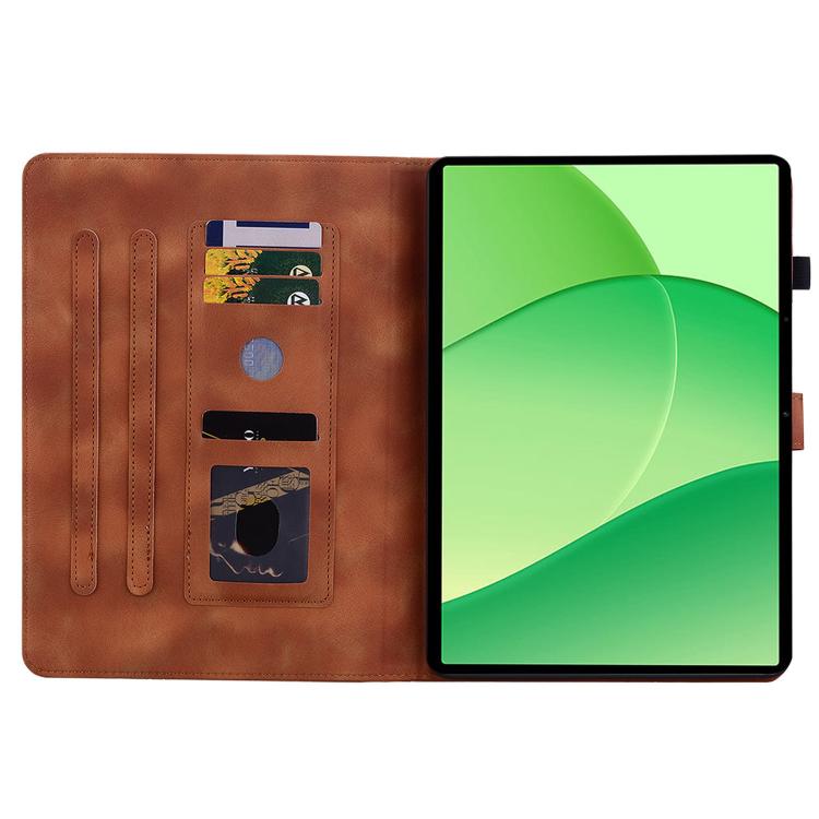 For OPPO Pad SE 11 inch Lily Embossed Leather Tablet Case