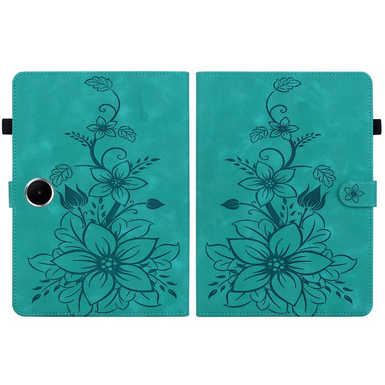 For OPPO Pad SE 11 inch Lily Embossed Leather Tablet Case