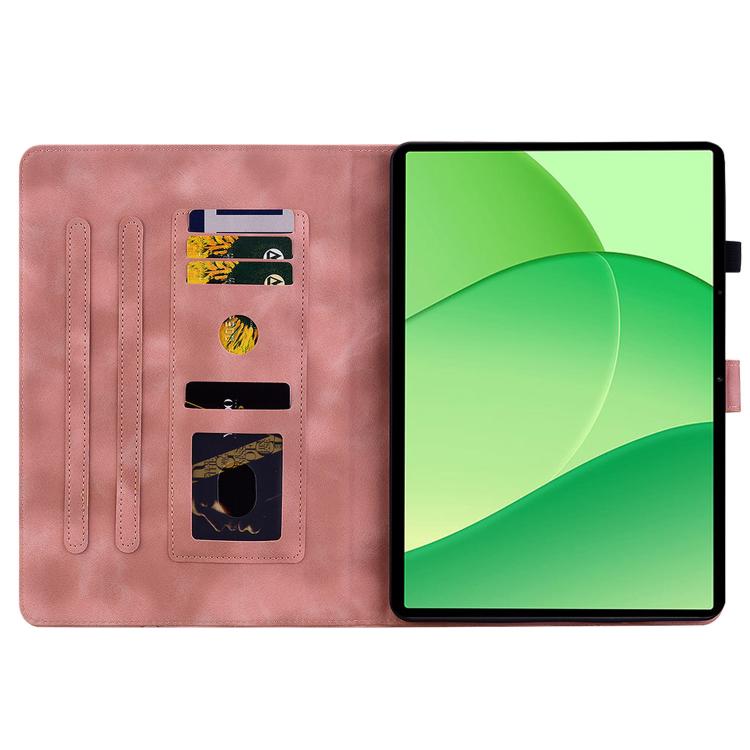 For OPPO Pad SE 11 inch Lily Embossed Leather Tablet Case