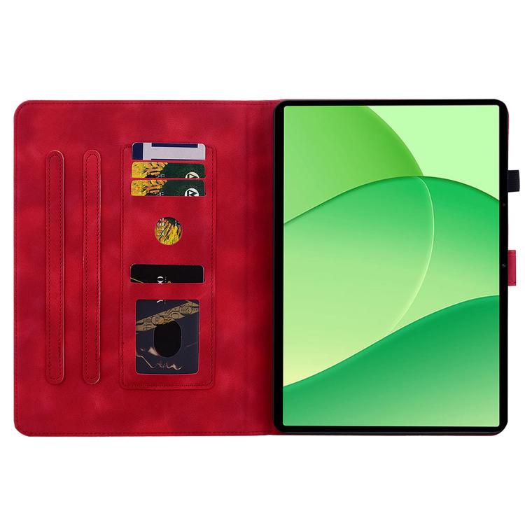 For OPPO Pad SE 11 inch Lily Embossed Leather Tablet Case