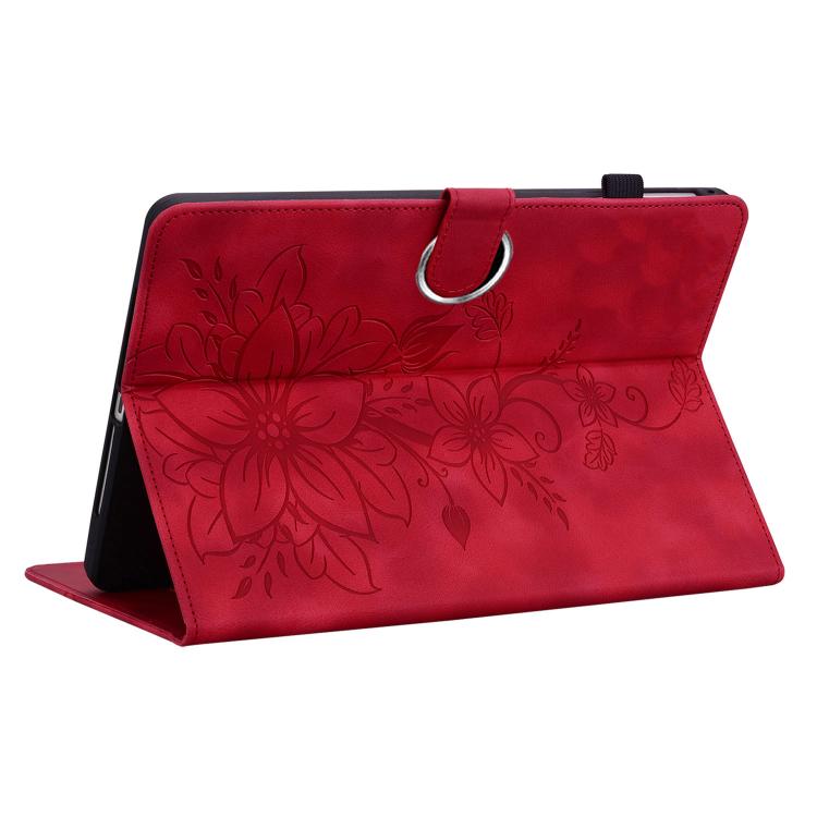 For OPPO Pad SE 11 inch Lily Embossed Leather Tablet Case