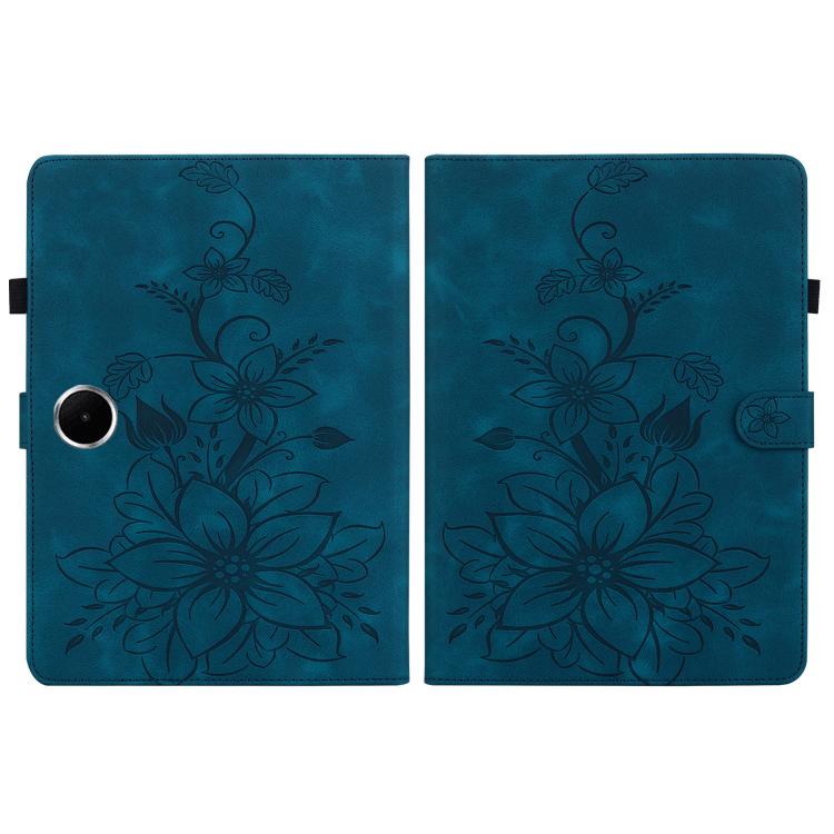 For OPPO Pad SE 11 inch Lily Embossed Leather Tablet Case