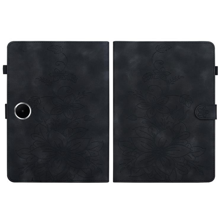 For OPPO Pad SE 11 inch Lily Embossed Leather Tablet Case