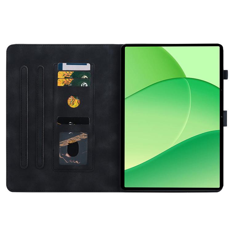 For OPPO Pad SE 11 inch Lily Embossed Leather Tablet Case