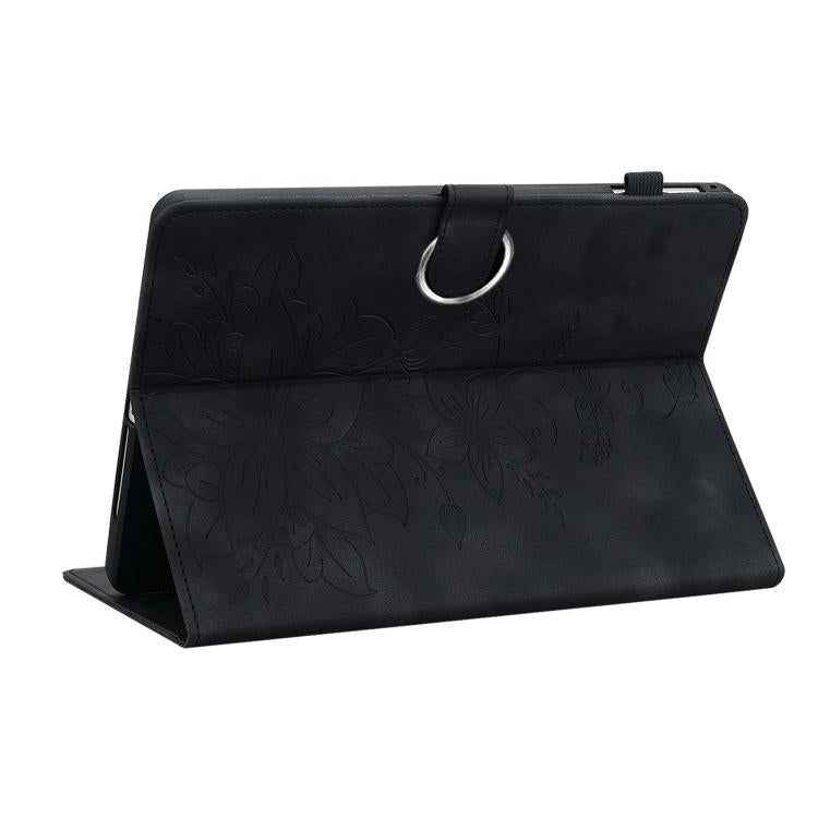 For OPPO Pad SE 11 inch Lily Embossed Leather Tablet Case