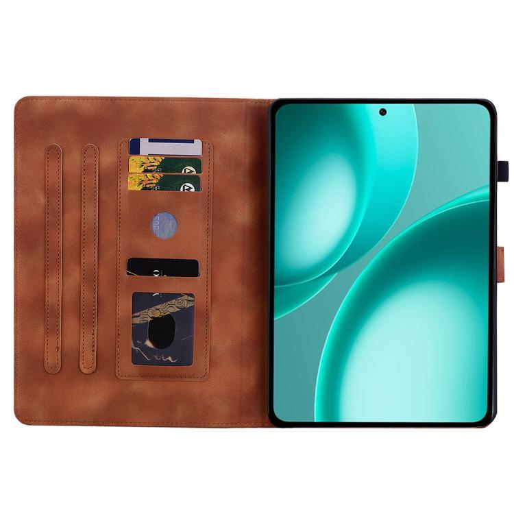 For OPPO Pad Mini 8.8 inch 2026 Lily Embossed Leather Tablet Case