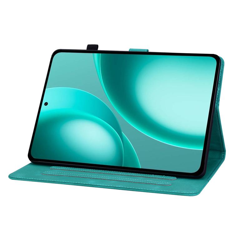 For OPPO Pad Mini 8.8 inch 2026 Lily Embossed Leather Tablet Case
