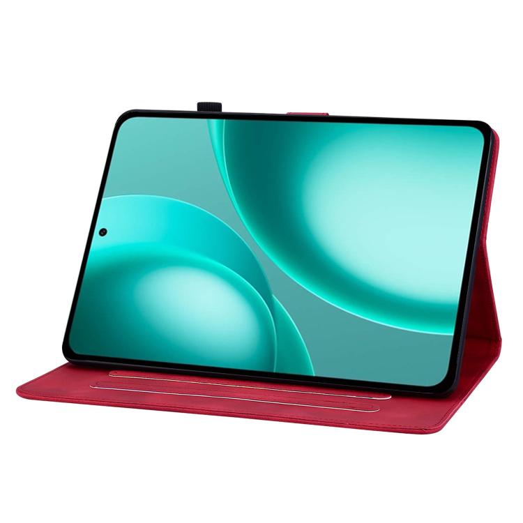 For OPPO Pad Mini 8.8 inch 2026 Lily Embossed Leather Tablet Case
