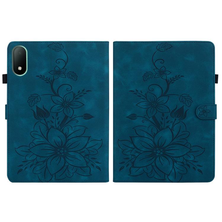 For OPPO Pad Mini 8.8 inch 2026 Lily Embossed Leather Tablet Case