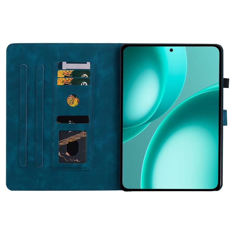 For OPPO Pad Mini 8.8 inch 2026 Lily Embossed Leather Tablet Case