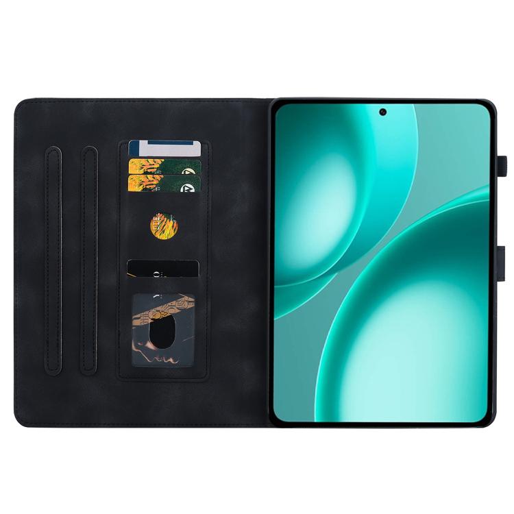 For OPPO Pad Mini 8.8 inch 2026 Lily Embossed Leather Tablet Case