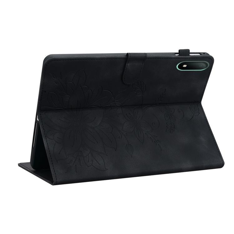 For OPPO Pad Mini 8.8 inch 2026 Lily Embossed Leather Tablet Case
