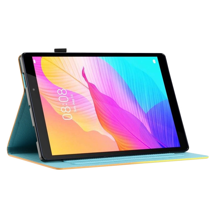 For iPad Pro 11 2025 / 2024 Stitching Gradient Smart Leather Tablet Case