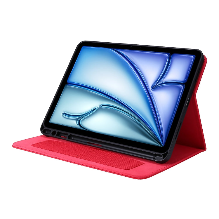 For iPad Air 13 2026 / 2025 / 2024 Fabric Leather Tablet Case