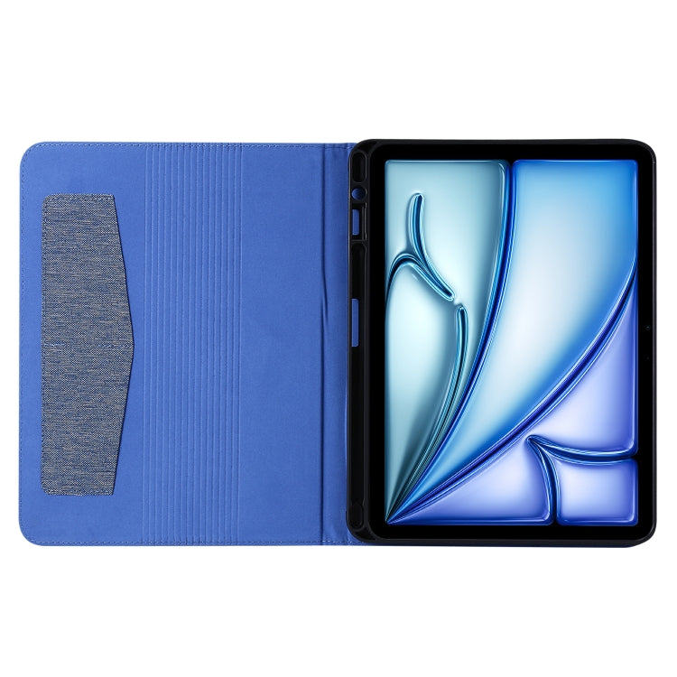 For iPad Air 13 2026 / 2025 / 2024 Fabric Leather Tablet Case