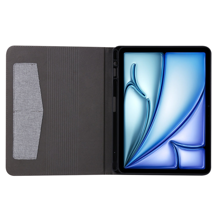 For iPad Air 13 2026 / 2025 / 2024 Fabric Leather Tablet Case
