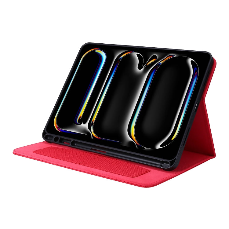 For iPad Pro 13 2025 / 2024 Fabric Leather Tablet Case