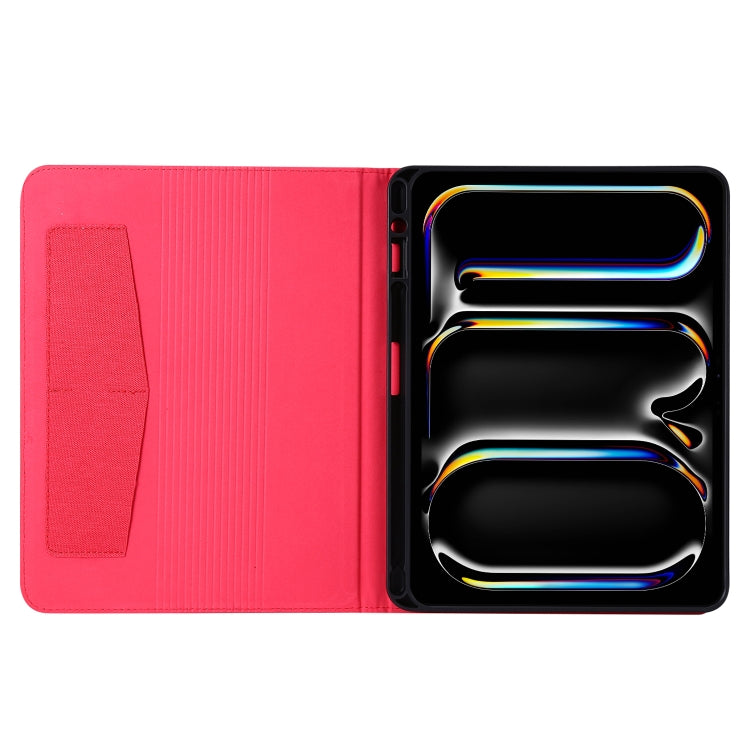 For iPad Pro 13 2025 / 2024 Fabric Leather Tablet Case