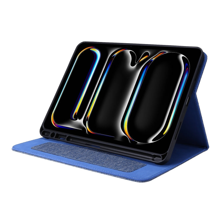For iPad Pro 13 2025 / 2024 Fabric Leather Tablet Case