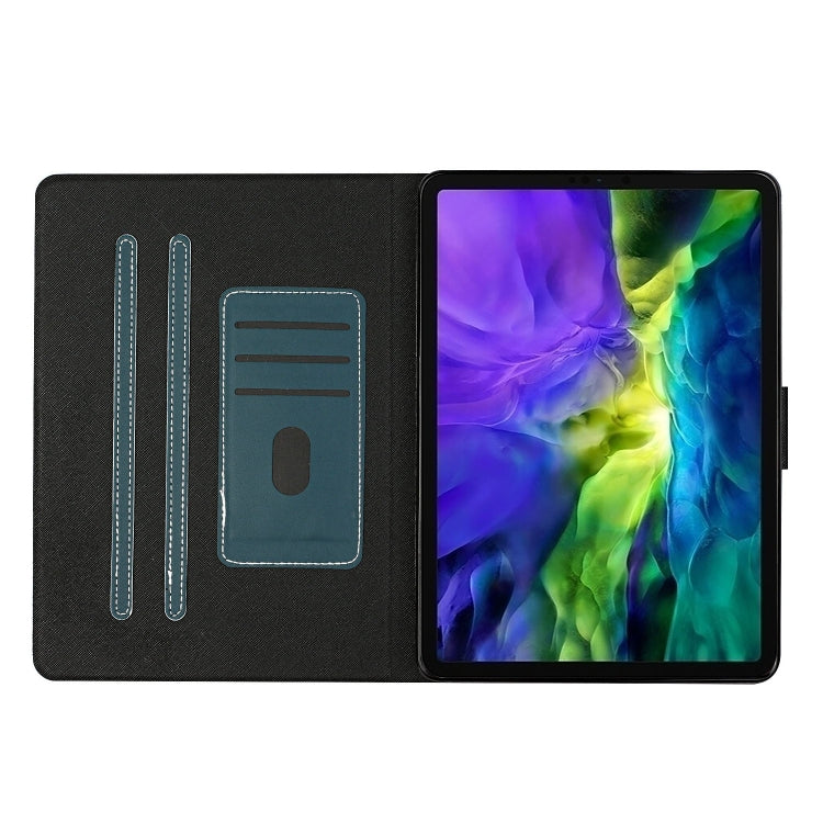 For iPad Pro 11 2025 / 2024 Pure Color Smart Leather Tablet Case