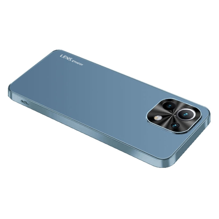 For Xiaomi Mi 11 AG Frosted Electroplating Acrylic Phone Case