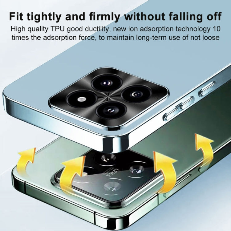 For Xiaomi Civi 4 Pro AG Frosted Electroplating Acrylic Phone Case