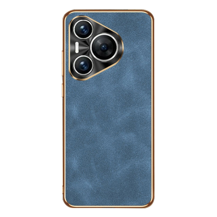 For Huawei Pura 70 Pro / 70 Pro+ Electroplating Lambskin Leather Phone Case