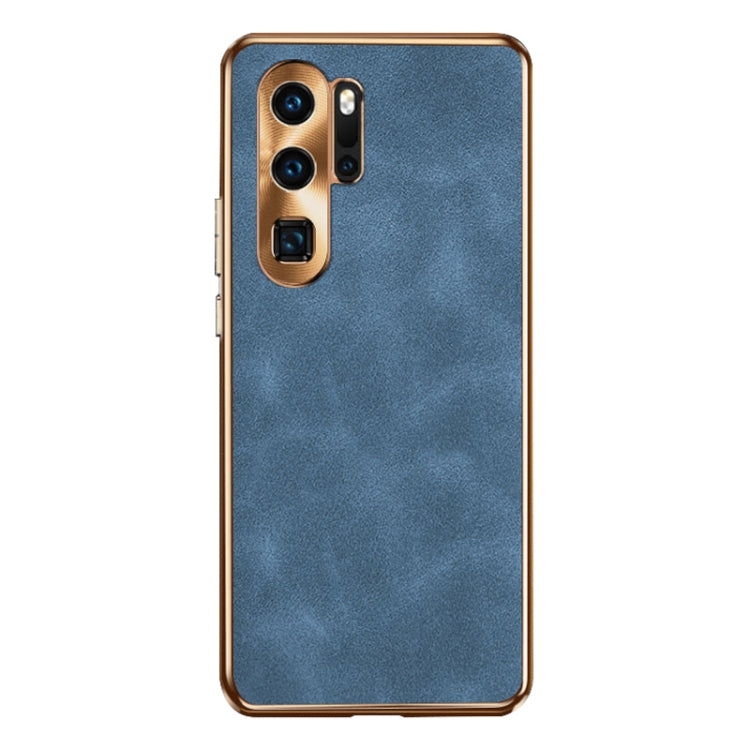 For Huawei P30 Pro Electroplating Lambskin Leather Phone Case