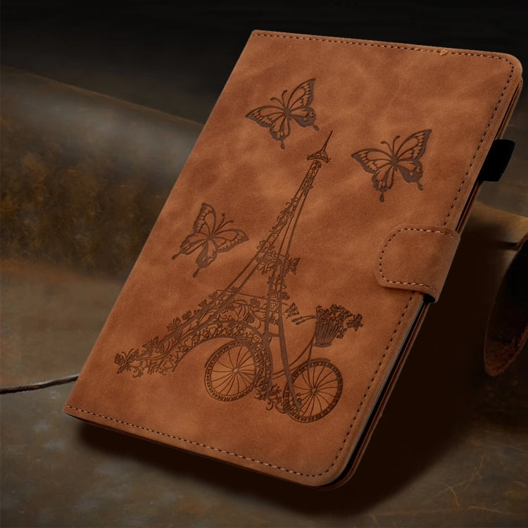 For iPad Pro 11 2025 / 2024 Tower Embossed Leather Smart Tablet Case