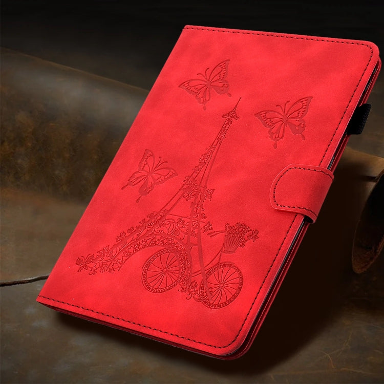 For iPad Pro 11 2025 / 2024 Tower Embossed Leather Smart Tablet Case