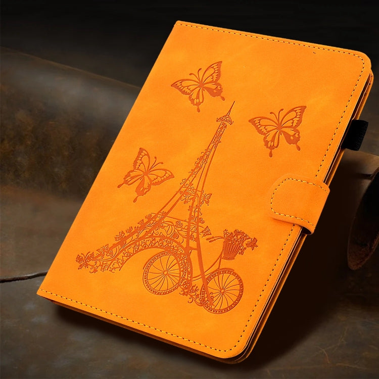 For iPad Pro 11 2025 / 2024 Tower Embossed Leather Smart Tablet Case