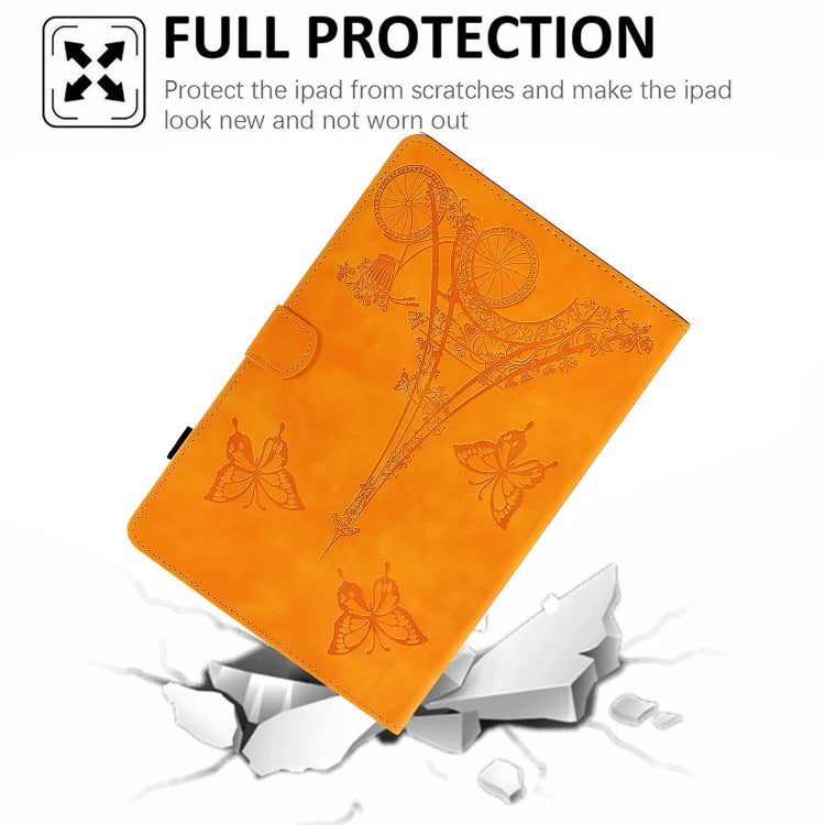 For iPad Pro 11 2025 / 2024 Tower Embossed Leather Smart Tablet Case