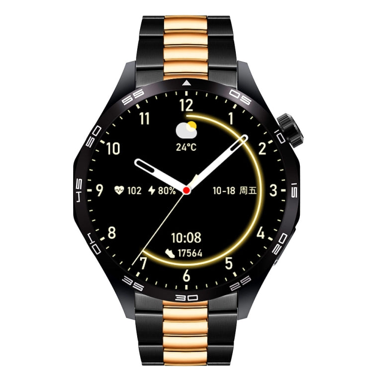 WS-26 1.52 inch IP67 Sport Smart Watch Support Bluetooth Call / Sleep / Blood Oxygen / Heart Rate / Blood Pressure Health Monitor, Steel Strap
