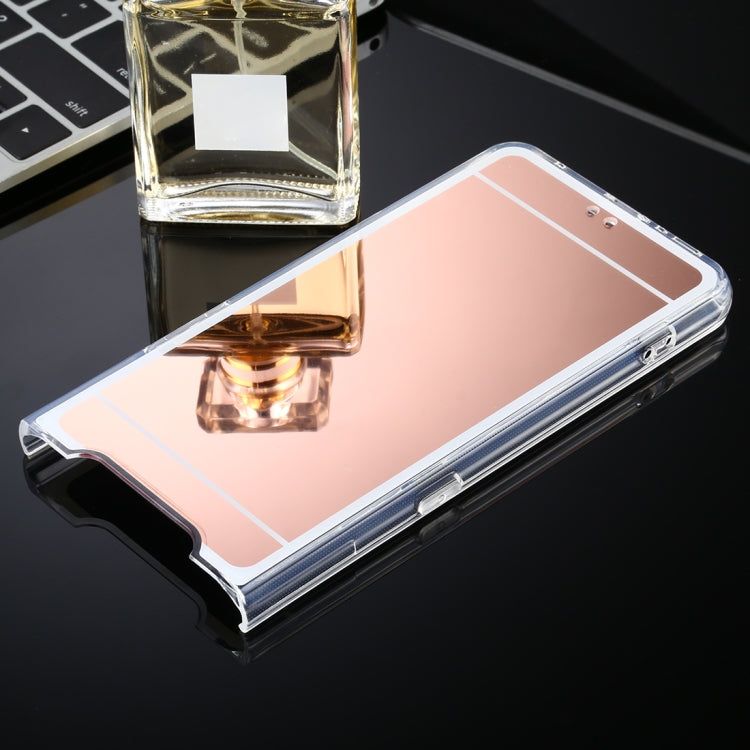 For Samsung Galaxy A80 TPU + Acrylic Luxury Plating Mirror Phone Case Cover