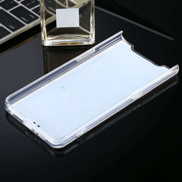 For Samsung Galaxy A80 TPU + Acrylic Luxury Plating Mirror Phone Case Cover