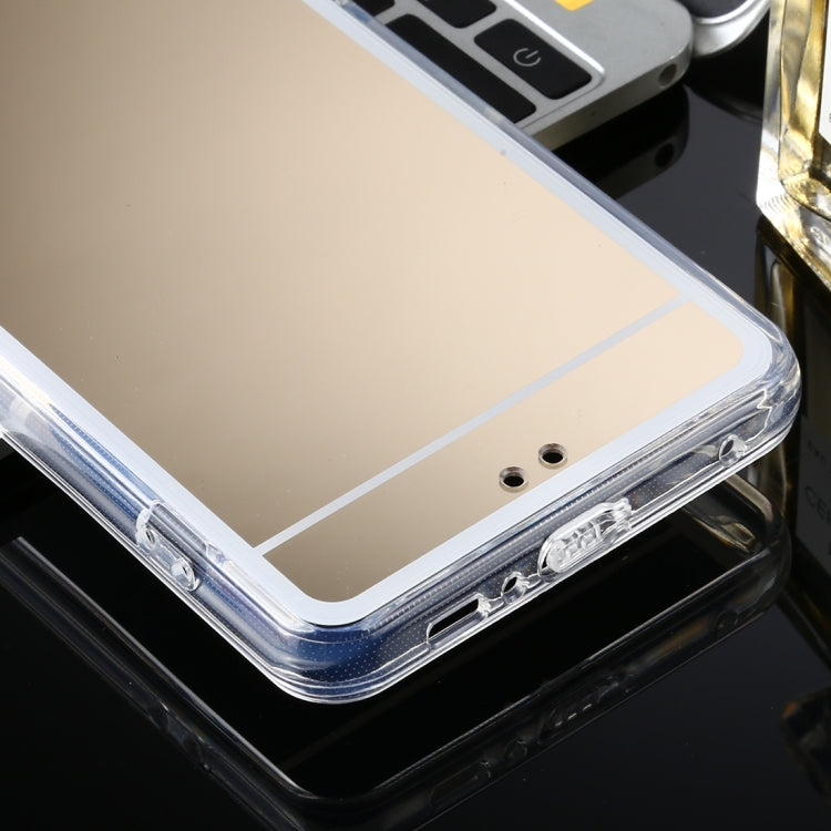 For Samsung Galaxy A80 TPU + Acrylic Luxury Plating Mirror Phone Case Cover