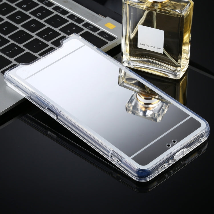 For Samsung Galaxy A80 TPU + Acrylic Luxury Plating Mirror Phone Case Cover