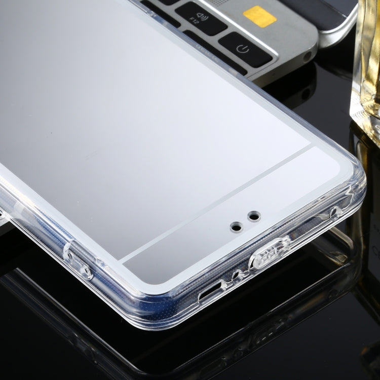 For Samsung Galaxy A80 TPU + Acrylic Luxury Plating Mirror Phone Case Cover