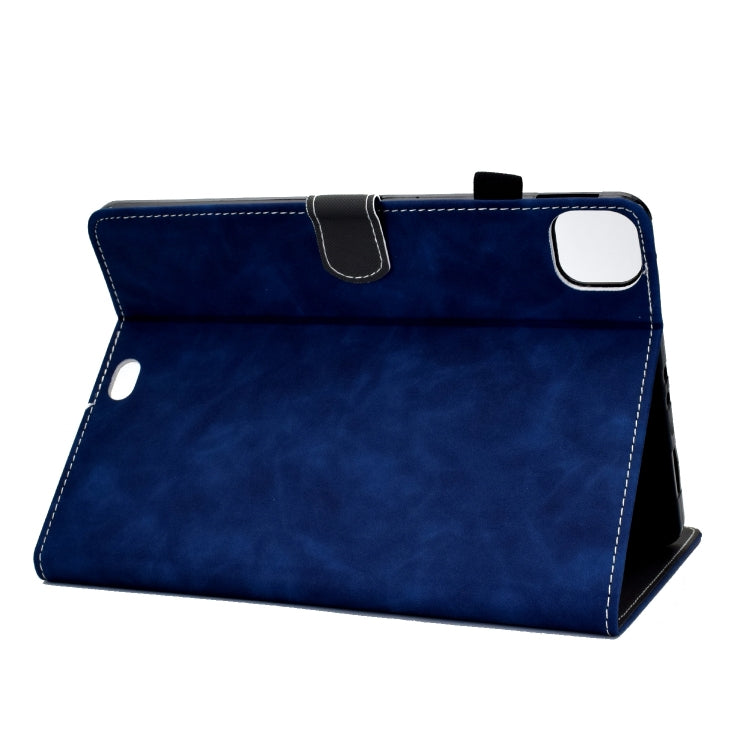 For iPad Pro 11 2024 Cowhide Texture Tablet Leather Smart Case