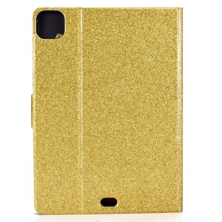 For iPad Pro 11 2025 / 2024 Varnish Glitter Powder Smart Leather Tablet Case