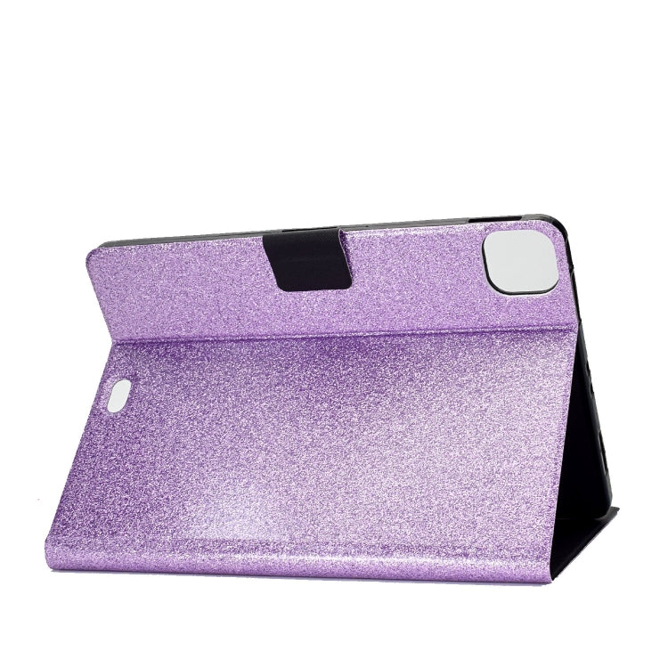 For iPad Pro 11 2025 / 2024 Varnish Glitter Powder Smart Leather Tablet Case