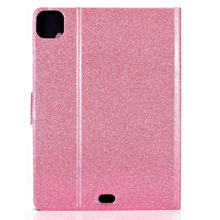 For iPad Pro 11 2025 / 2024 Varnish Glitter Powder Smart Leather Tablet Case