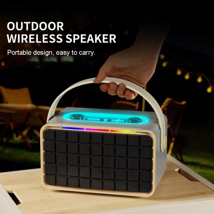 NewRixing NR8801 15W Portable Outdoor Bluetooth Speaker TWS Stereo Speaker