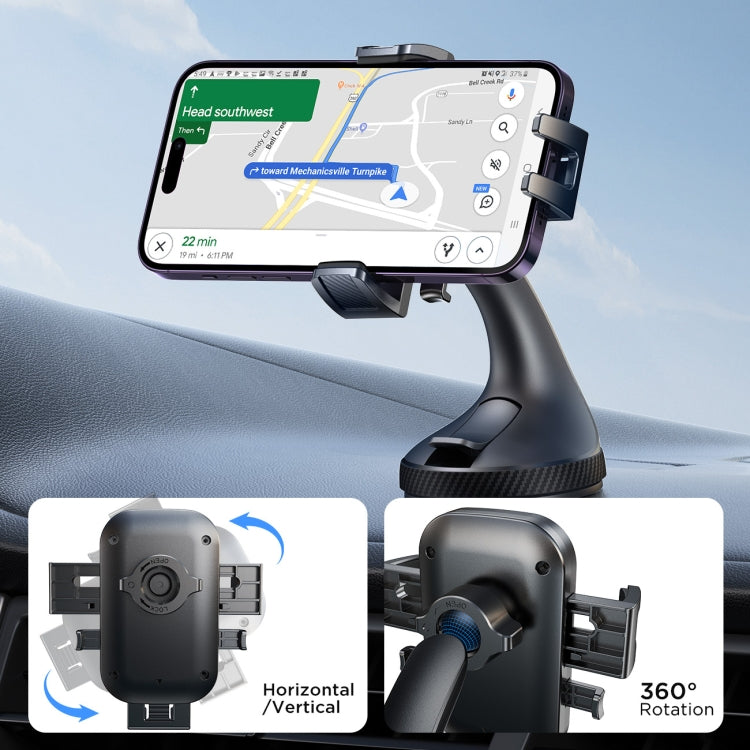 JOYROOM JR-OK6 Car Windshield Phone Holder - Black