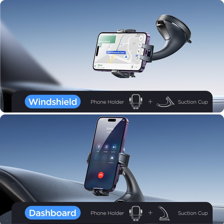 JOYROOM JR-OK6 Car Windshield Phone Holder - Black